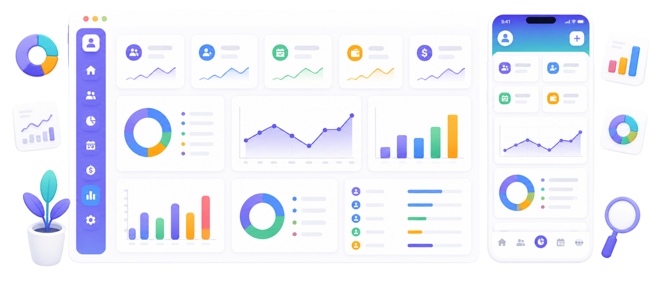 HR reports and analytics dashboard